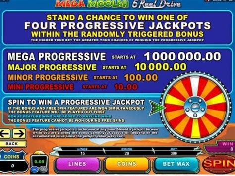 mega moolah 5 reel drive online|Mega Moolah 5 Reel Drive > Play for Free + Real .